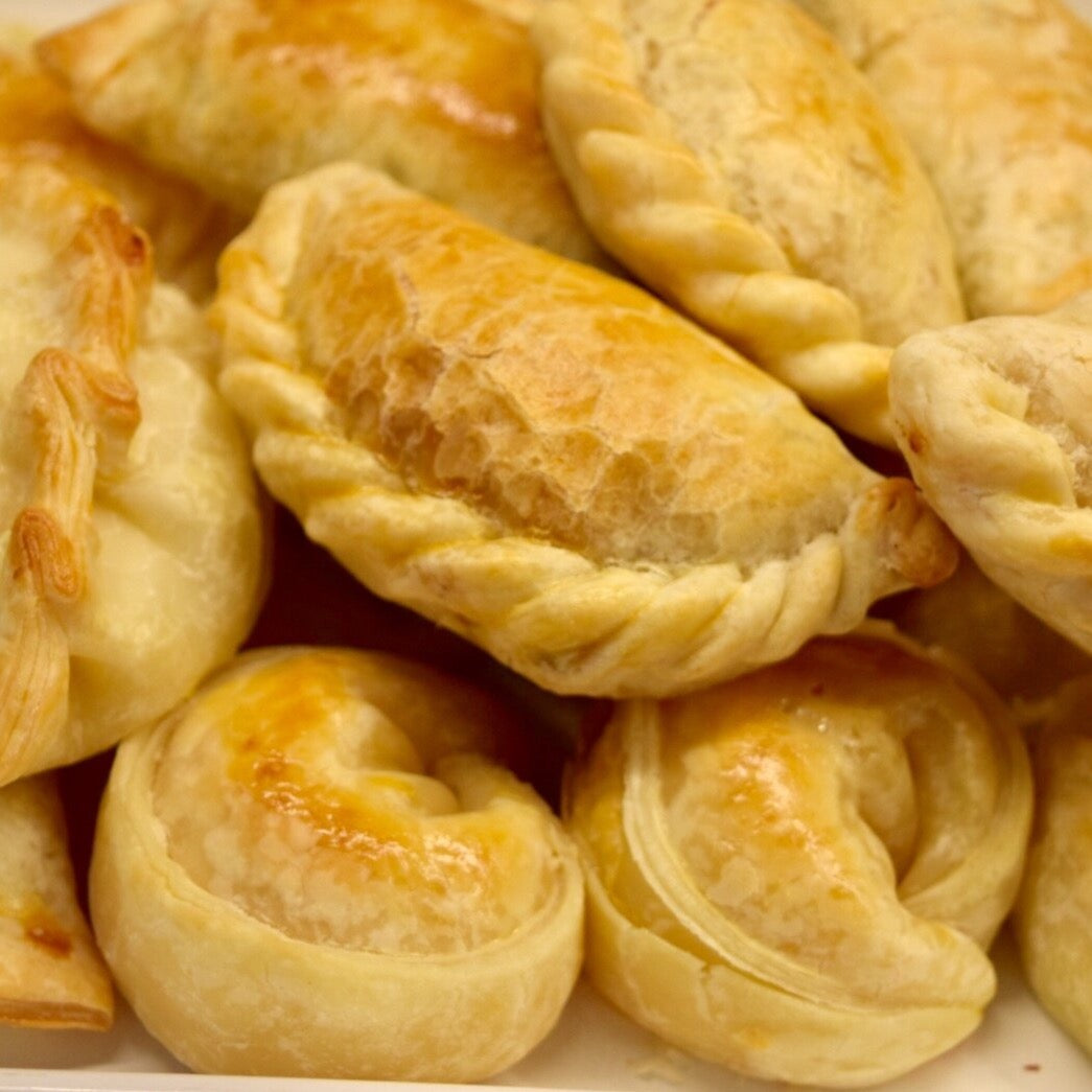 Assorted **vegetarian** empanadas parbaked x12 Jackie's Empanadas on