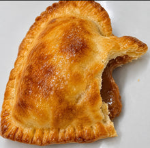 Load image into Gallery viewer, Heart-shaped Dulce de Leche empanadas parbaked x 6
